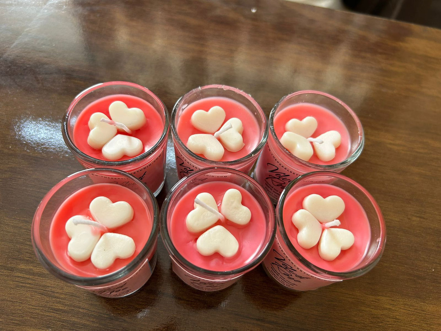 VelvetRose ~shot glass candle