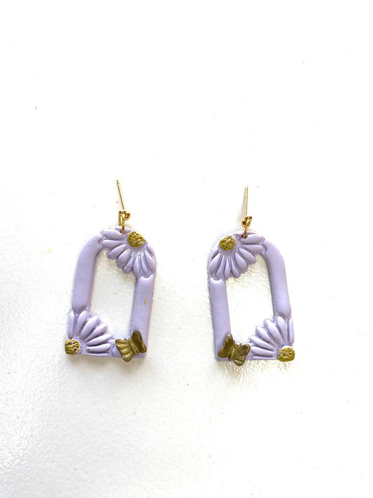 Lilac vintage dangle